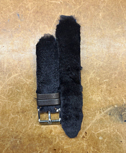 Black genuine mink - genuine,