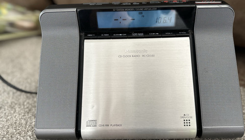 Panasonic cd350 clock - cd,