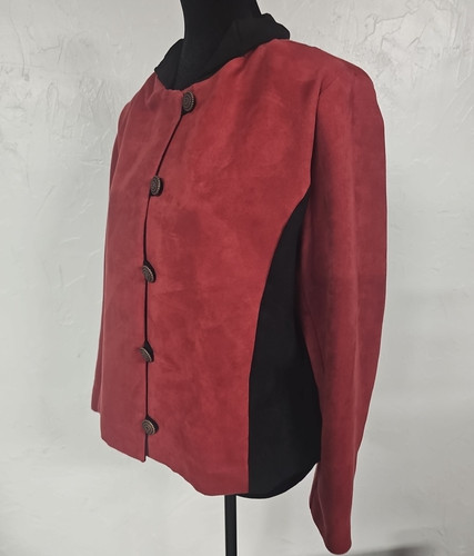Vintage suede feel jacket - vintage, suede-feel