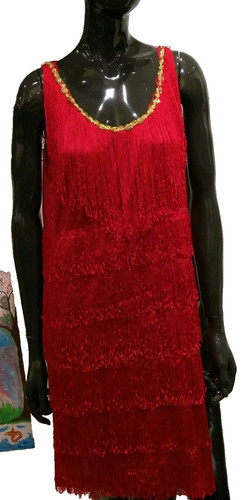 Red flapper dress - red, wear