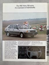 Volvo 340 / 360 UK Market Car Sales Brochure - 1983
