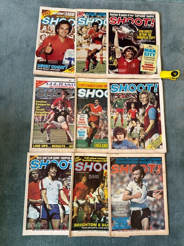Shoot football magazines 1977
