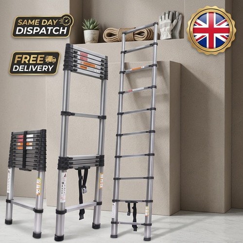 Telescopic folding ladder - 3.2m,