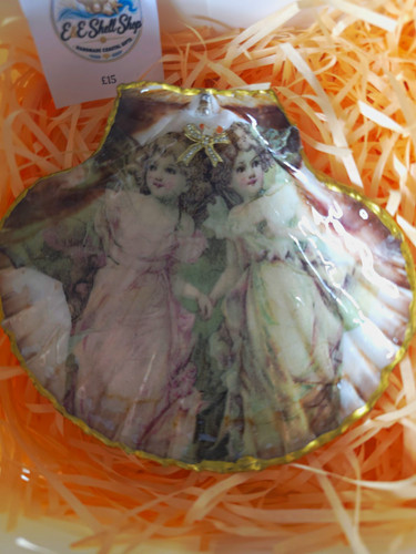 Shell hanging ornament - shell, girls