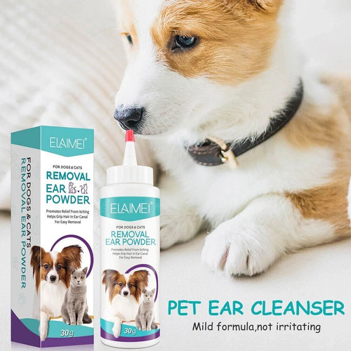 Dog ear cleaning powder pet - cleaning,