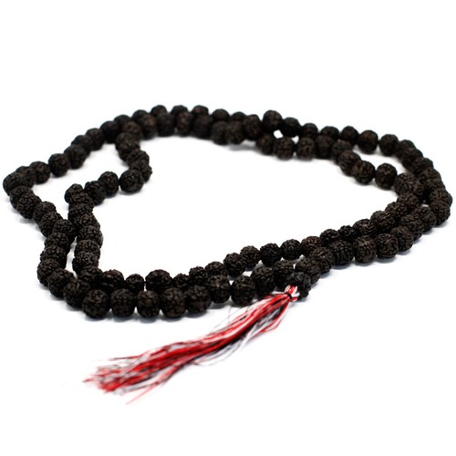 Mala 108 rudraksha foncé - 108,