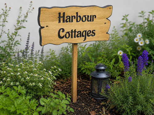 Personalised oak house - oak,