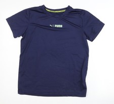 Puma Boys Blue Active T-Shirt