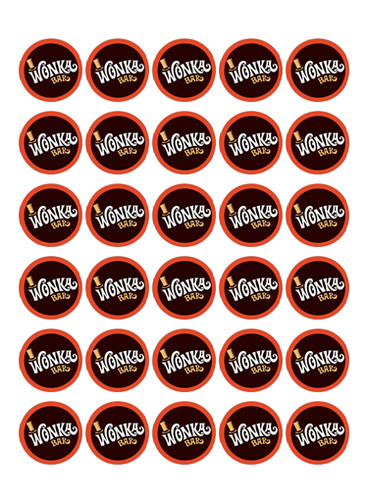 Pre cut edible wonka bar - pre-cut,