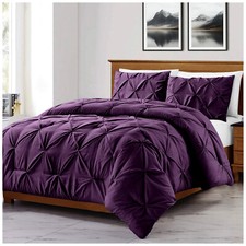 Pintuck Duvet Cover Set