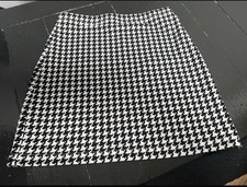 Black & White Dogtooth Skirt