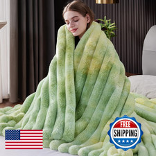 HaloRest Fluffy Faux Fur Throw