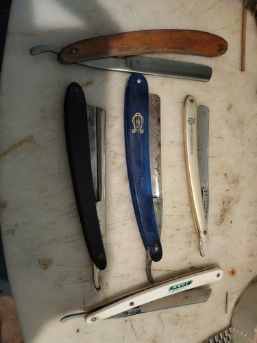 Lot straight razors 2 - straight, razors: