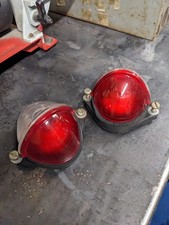 RUBBOLITE Red  Clear Side Marker Lamp Model 6404 3 Pieces complete less bulb