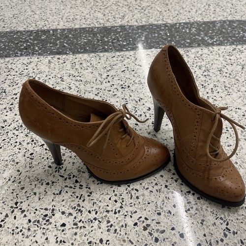 Women aldo cognac lace up - women's, lace-up