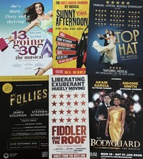 Musical Theatre Flyers pack of 50 West End, Regional and UK Tour