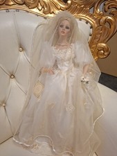 Vintage Porcelain Bride Doll
