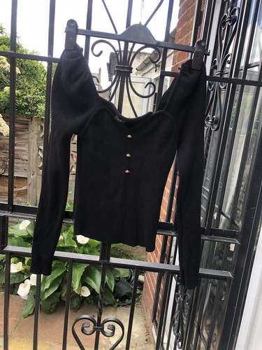 River island black - black, ribbed