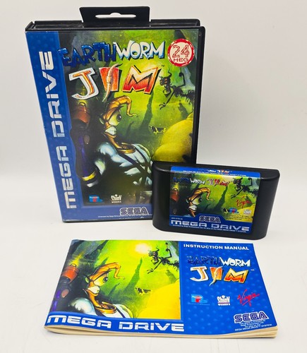 Earthworm jim sega megadrive - earthworm,