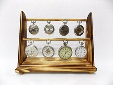Pocket watch stand holds 8
