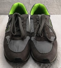 Womens Merrell MRE 537042 Vintage Runner Running Trainer Grey/Green UK 4 (SH36)