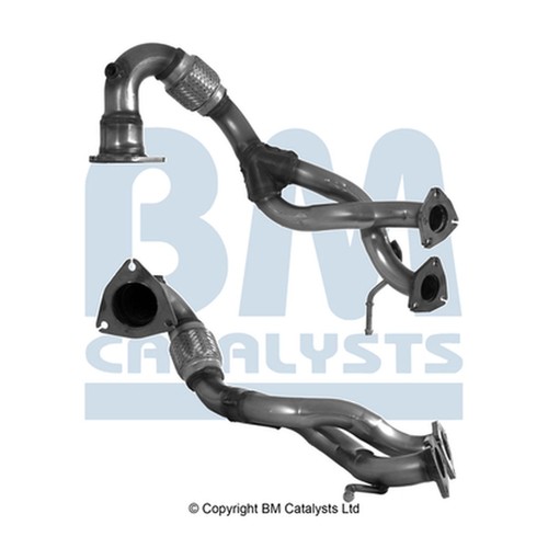 Front exhaust pipe - for, seat