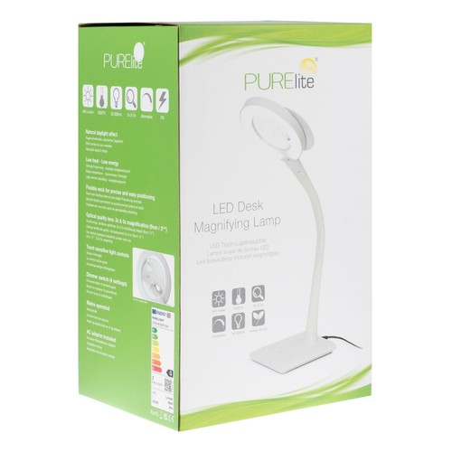 Purelite led desk - led, magnifying