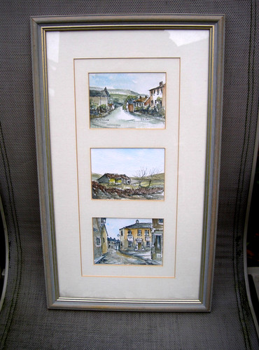 Vintage watercolour painting - watercolour,