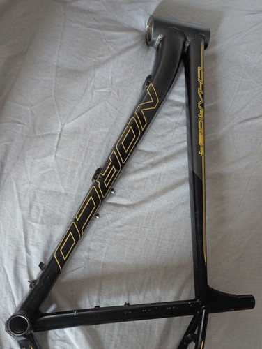 Black mountain bike frame - black,