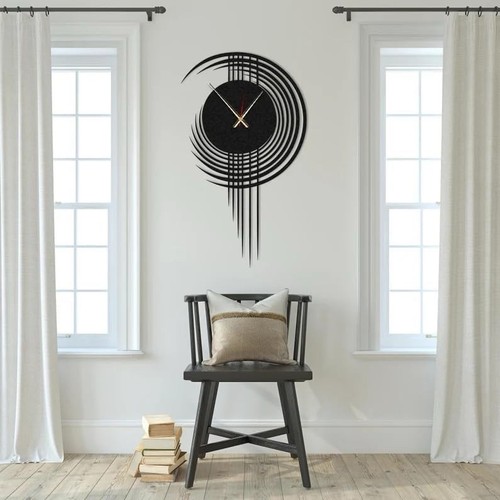 Modern wall art - wall, clock
