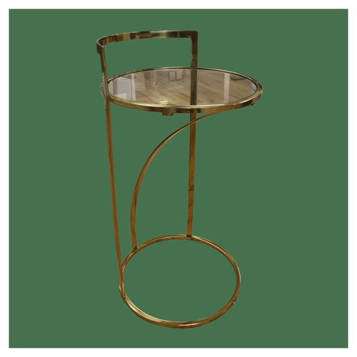 Nouveau round coffee table - coffee,
