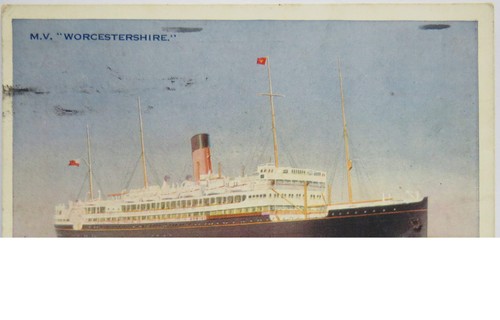 Vintage shipping postcard - vintage, of
