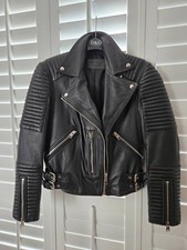 All Saints Women's Leather Jacket Brand New Size 6 no tags  