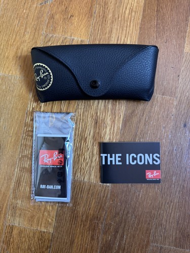 Ray ban black semi - ray-ban, case