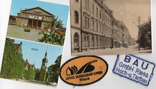 117/376 Postcard Riesa Saxony