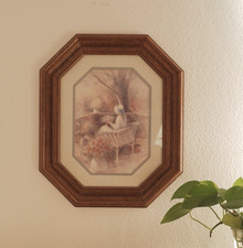 Vintage HOMCO Girl in a Bonnet