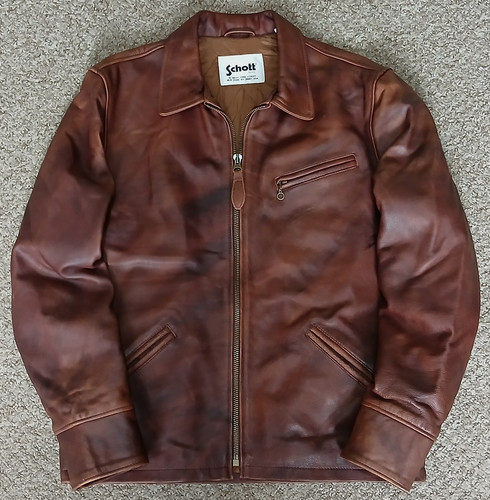 Superb schott leather jacket - superb,