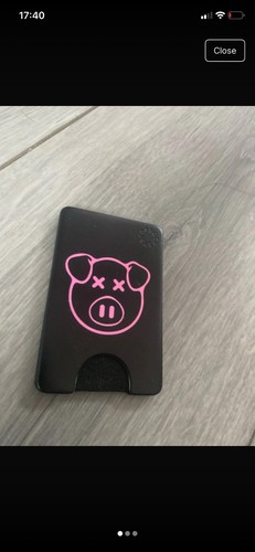 Pig card holder - pig,