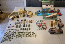 Micro Machines Job Lot Bundle Retro, Toolbox City, Military Micro Machines Base,