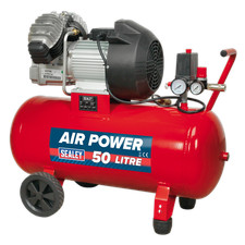 Sealey SAC05030 Air Compressor 50ltr Direct Drive 3hp Garage Workshop A