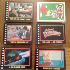 1987 Topps Who Framed Roger Rabbit 1-132 Card 1-22 Sticker Card Set