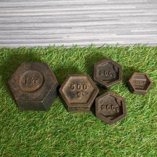 Vintage set cast iron - set,