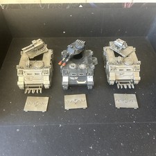Games Workshop Warhammer 40K Space Marines Vehicles 2 x Razorbacks 1 x Predator