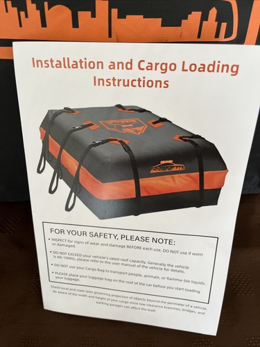 Waterproof car roof bag - waterproof, large