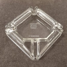 VINTAGE ART DECO PLANCROWN GLASS ASHTRAY