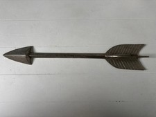 Large Vintage Cast Aluminium  Wall Hanging Arrow 70 cm Long.  