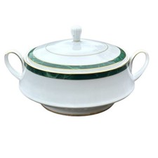 Marble Green Covered Vegetable