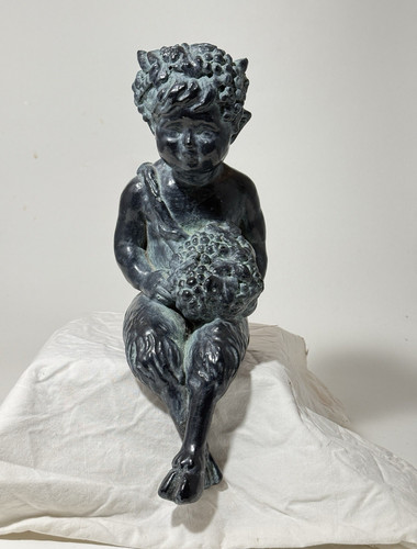 Vintage faux bronze infant - vintage,
