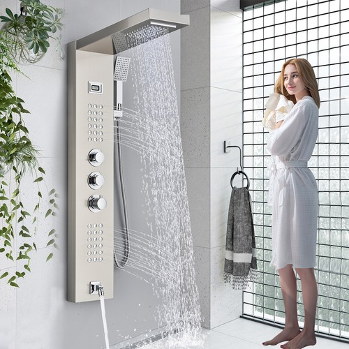 Thermostatic shower panel - thermostatic,