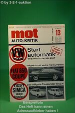 Mot 13/65 VW 1500 Fiat 850